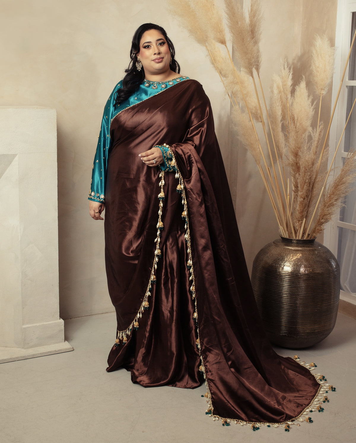 Heena – Jhumka Luxe Saree