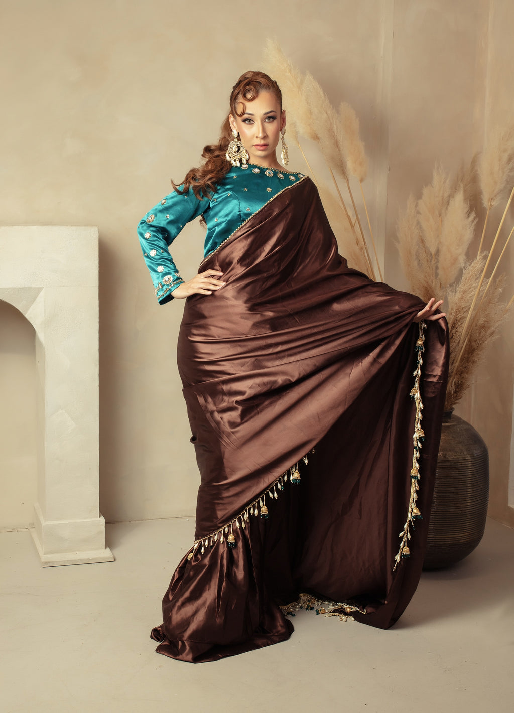 Heena – Jhumka Luxe Saree