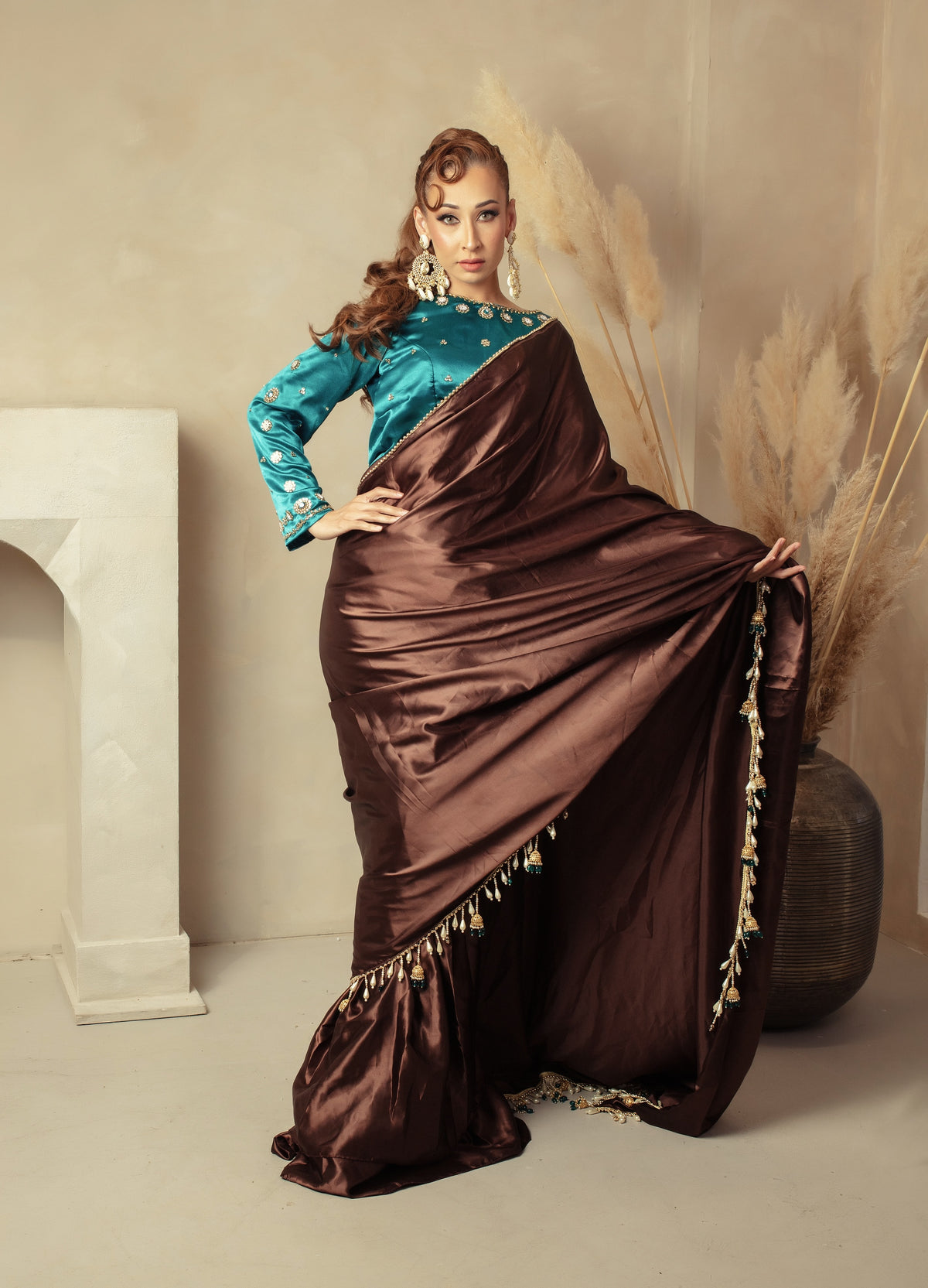 Heena – Jhumka Luxe Saree