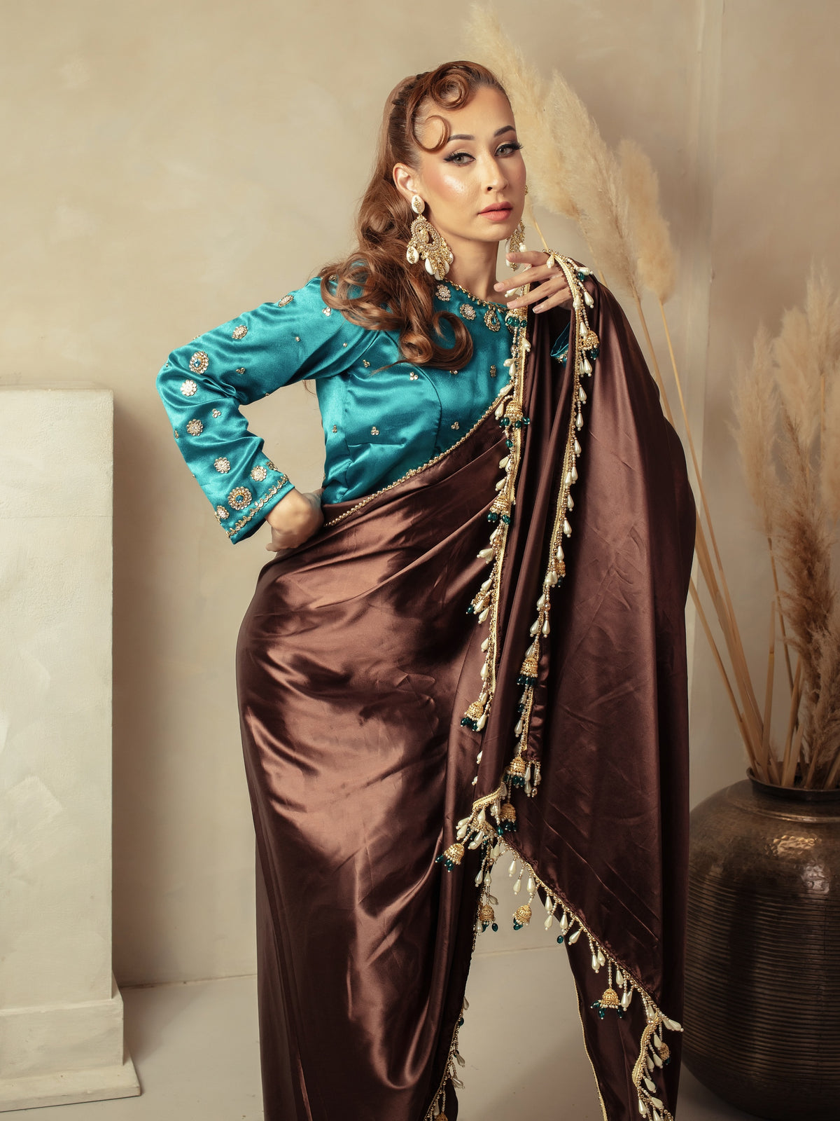 Heena – Jhumka Luxe Saree